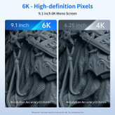 پرینتر سه بعدی آنیکیوبیک مدل Photon Mono X 6KS رزینی- استوک - پرینتر سه بعدی