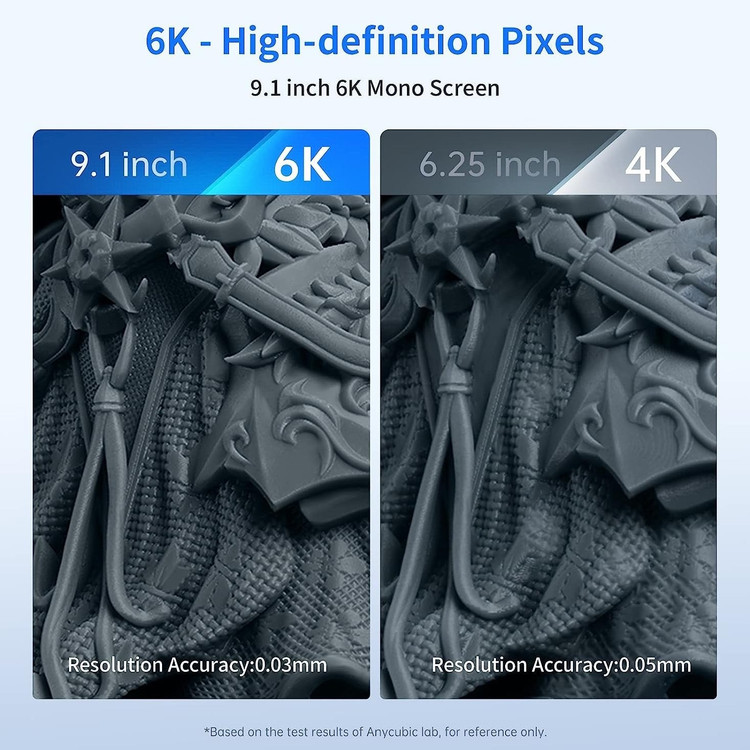 پرینتر سه بعدی آنیکیوبیک مدل Photon Mono X 6KS رزینی- استوک - پرینتر سه بعدی