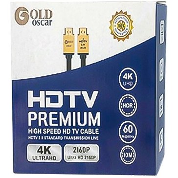 کابل HDMI 4K گلد اسکار 10 متری - کابل