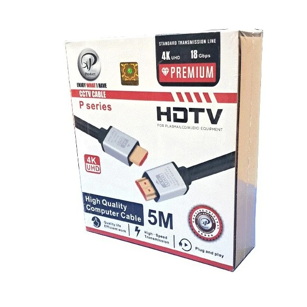 کابل HDMI ایکس پی پروداکت مدل 4K premium طول 5 متر - کابل